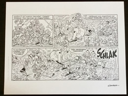 Ex-libris La Fille De Vercingétorix - Astérix & Obélix - Adrénaline - Encrage Conrad - Künstler A - C