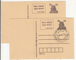 Slogan In Assamee Lang., 'Drugs  Leads To Death' Health Issues, Unused And FDC Postcard, Stationery - Drugs