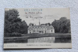 Cpa 1919, Villemeux, Château De Renancourt, Eure Et Loir 28 - Villemeux-sur-Eure