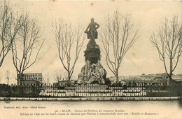 Alais * Alès * Statue De Florian , Du Statuaire Gaudez * Le Bosquet Des étoiles - Alès