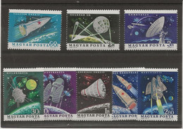 HONGRIE - RECHERCHES SPATIALES -SERIE N° 1622 A 1629 -NEUF SANS CHARNIERE - ANNEE 1964 - Ongebruikt