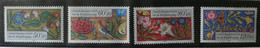 BERLIN 1985 - GERMANY - FLORES - YVERT Nº 704-707** - Other & Unclassified