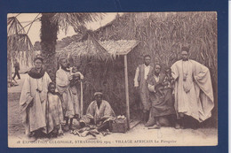 CPA [67] Bas Rhin > Strasbourg Non Circulé Exposition Coloniale 1924 Village Africain Négritude - Straatsburg