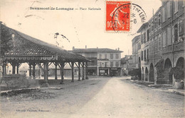 Beaumont En Lomagne         82         Place Nationale . Les Halles      ( Voir Scan) - Beaumont De Lomagne