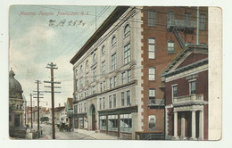 MASONIC TEMPLE - PAWTUCKET. R.I. 1906 VIAGGIATA FP - Pawtucket