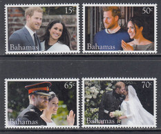 2018 Bahamas Royal Wedding Harry Royalty Complete Set Of 4 MNH @ Below Face Value - Bahama's (1973-...)