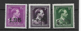 België N° 724AA/724CC  Xx Postfris Opdruk 1,35  1,80  4,50  Gellingen - Unused Stamps