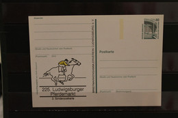 Deutschland 1993, Ganzsache:  225. Ludwigsburger Pferdemarkt; Wertstempel 80 Pf. Sehenswürdigkeiten - Cartes Postales Privées - Neuves