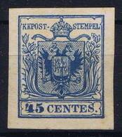 Lombardo-Veneto Sa 11 / 22 Mi 5 Not Used (*) SG   Ristampa  Reprint - Lombardo-Venetien