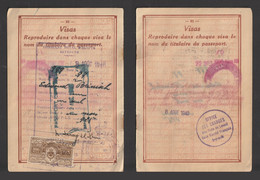 Egypt - 1940 - Rare Revenue - Consular / Passport - The Royal Crest Issue - 386 M - Oblitérés