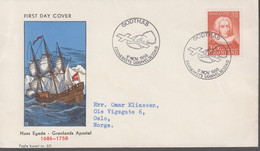 1958. GRØNLAND. Hans Egede. 30 Øre  On FDC From GODTHÅB 5 NOV 1958.  (Michel 42) - JF419053 - Covers & Documents