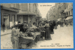 06 - Alpes Maritimes - Nice - Marché Aux Fleurs - Facade De L'Opera (N4554) - Marchés, Fêtes