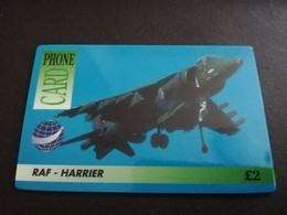 GREAT BRITAIN   2 POUND  AIR PLANES   MIG 29 FULCRUM    PREPAID CARD      **5454** - [10] Sammlungen