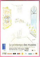 Carte Postale "Cart'Com" (1999) Le Printemps Des Musées - Illustration : Sempé - Sempé