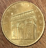 75 ARC DE TRIOMPHE SAPEURS POMPIERS DE PARIS PIÈCE DE 2 EUROS JETON COLLECTION MONNAIE CHIP COINS TOKENS MEDALS - Euro Delle Città