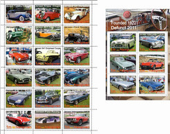 Fantazy Labels / Private Issue. Automotive History. Transport. Cars Jensen Motors. UK. 2021 - Etichette Di Fantasia