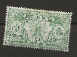 New Hebrides, 1911, SG  18, Mint Hinged - Unused Stamps