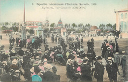 CPA FRANCE 13 " Marseille, Esplanade" / EXPOSITION INTERNATIONALE D'ELECTRICITE DE 1908 - Electrical Trade Shows And Other