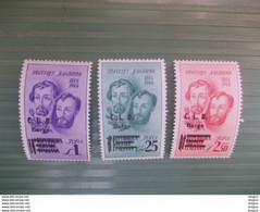 CLN BARGE 3 VALORI SERIE COMPLETA COMPLETE SET MNH** - Comite De Liberación Nacional (CLN)