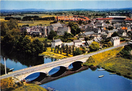 49-SECHE-SUR-LE-LOIR-VUE GENERALE AERIENNE ET PONT SUR LE LOIR - Seiches Sur Le Loir