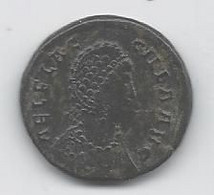 AELIA FLACCILLA  -   AE 23  MAIORINA  -  CONSTANTINOPEL  -  6,60 Gr.  -  Zeer Mooi - La Fin De L'Empire (363-476)