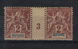 Guyane - Française - (1893)  Millésimes  N° 30 Neuf - Other & Unclassified