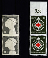 A7047) Bund Mi.164(2), 165(2) ** Postfrisch MNH In Doppelstücken - Ungebraucht