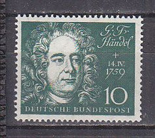 N3068 - ALLEMAGNE FEDERALE BUND Yv N°188 ** MUSIQUE - Ungebraucht