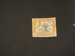 BAHAWALPUR -  1949  WHEAT 1/2 A. - TIMBRATO/USED - Bahawalpur