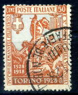 1928 REGNO N.233 USATO - Afgestempeld