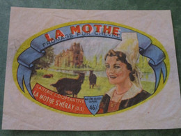 Laiterie Coopérative  - LA MOTHE Fromage Pur Chèvre (étiquette) - La Mothe Saint Heray