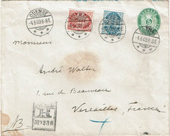 CTN68ETR-  DANEMARK ENVELOPPE RECOMMANDEE ODENSE 4/5/1903 - Storia Postale