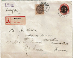 CTN68ETR-  DANEMARK ENVELOPPE RECOMMANDEE ODENSE 7/6/1904 - Briefe U. Dokumente