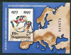 HUNGARY 1993 European Security Conference Block MNH / **.  Michel Block 226 - Ungebraucht