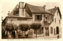 Le Lonzac * Rue Et Façade Hôtel Restaurant CHAMBRAS Et Son Jardin D'agrément - Andere & Zonder Classificatie