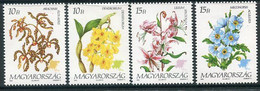 HUNGARY 1993 Flowers Of Asia MNH / **.  Michel 4228-31 - Nuevos