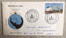 Enveloppe 1er Jour 1962 République Du Congo Pointe Noire 50F Foire Exposition Internationale - FDC