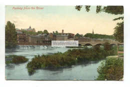 Fermoy From The River - Town And Bridge - 1910 Used County Cork Postcard - Cork