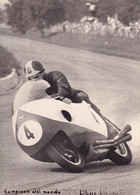 Libero Liberati, Moto Gilera Campione Del Mondo 1957, Foto Originale Cm  10,5x14,5 - Sports