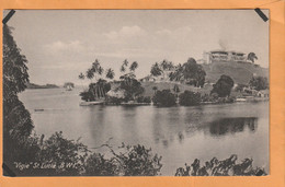 Saint Lucia BWI Old Postcard - St. Lucia