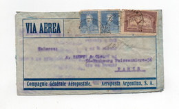 !!! LETTRE DE BUENOS AIRES POUR PARIS, RESCAPEE DE L'ACCIDENT DU RIO DE LA PLATA DU 10/5/1930 - Crash Post