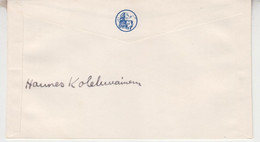 Juho Pietari "Hannes" Kolehmainen (†1966) - Olympic Winner 1912 & 1920 - 4x Gold - Original Autograph On FDC 16x9 Cm - Autografi