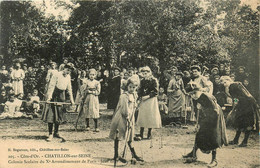 Châtillon Sur Seine * La Colonie Scolaire Du Xème Arrondissement De Paris * Jeux De Croquet Dans Le Parc * Jeu - Chatillon Sur Seine