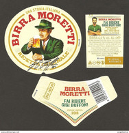 ITALIA - Etichetta Birra Beer Bière MORETTI Fai Ridere GIGI BUFFON Edizione Limitata 2018 - Firma In Basso - Birra