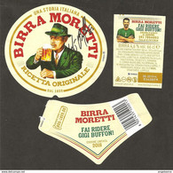 ITALIA - Etichetta Birra Beer Bière MORETTI Fai Ridere GIGI BUFFON Edizione Limitata 2018 - Firma A Destra - Birra