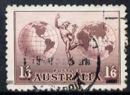 Australia 1934 Hermes 1s6d No Wmk Fine Cds Used With Plate Scratch Top Left, SG 153var - Ungebraucht