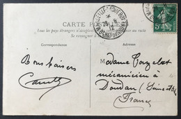France, Poste Maritime N°137 Sur CPA - TAD MARSEILLE - PAQUEBOT 28.8.1912 - Escale De Marseille - (C018) - Poste Maritime