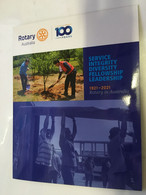 (OO 31) Australia - 100 Years Of Rotary Presentation Folder With SPECIAL FDC (1971 - 2021 Anniversary) - Brieven En Documenten