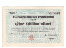 5090 LEVERKUSEN - SCHLEBUSCH, Notgeld 1923, 1 Million, Serie D, Sehr Gute Erhaltung - Leverkusen