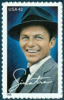 USA, 2008, Mi 4371, The 10th Anniversary Of The Death Of Frank Sinatra, 1v, Self-Adhesive, MNH - Musique
